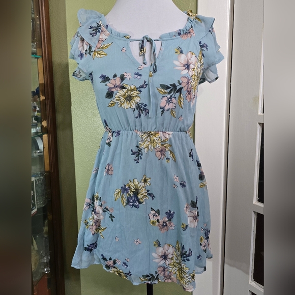 💙 Floral Print Dress - Picture 2 of 10